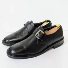 【極美品】REGAL リーガル 2321 シボ革 シングルモンク 黒 25EEのサムネイル