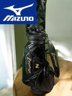 送料無料/お買得　Mizuno Zephyr ゴルフバッグ ブラック