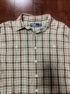 POLO by RALPH LAUREN 長袖シャツ　チェック柄　ネルシャツ　Mのサムネイル