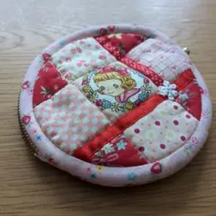 マーガレットアンドソフィーのぺたんこ丸ポーチ ☆ハンドメイド☆