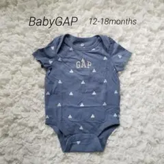【美品】BabyGAP 80 クマ柄 ロンパース