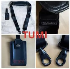 【2点セット】TUMI 純正 ショルダーストラップ+ ネームタグ レザーのサムネイル
