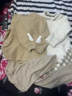 UNIQLO ミッフィー　フリースパジャマ 110センチ2セット