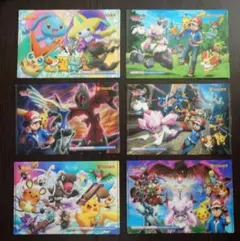 ポケモン ポケモンザムービーXY ミニクリアファイル 6種 ナムコ ポケモンパン