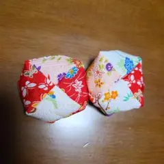 お手玉 ハンドメイド 2個セット 和柄