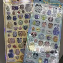 新品未開封　モジョジョジョ　うるちゅるシール2枚セット　mojojojo 正規品