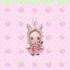 ハンドメイド編み物あみぐるみねこ天使ウィッシュコア平成女児ゆめかわ