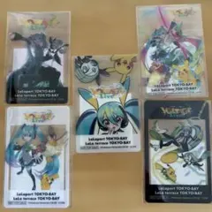 ポケモン 初音ミク ポケミクライブ ららぽーと 特典 クリアカード 全5種