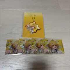 STPRふぁみくじB賞+C賞 あっきぃくんセット キーホルダー4点 カード1