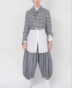 COMME des GARÇONS SHIRT サイドジップショーツ ネイビー - メルカリ