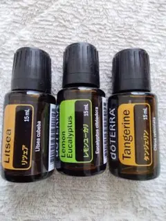 doTERRA☆レモンユーカリタンジェリンリツェア3本セット15mL☆新品未使用のサムネイル
