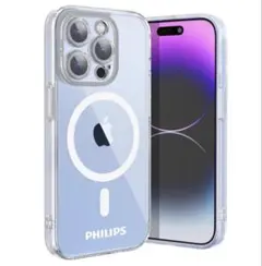 Philips【iPhone14promax ケース MagSafe対応】クリア