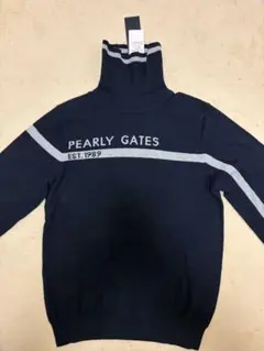 パーリーゲイツ　カシミヤタッチ天竺ハイネックセーター　新品未使用