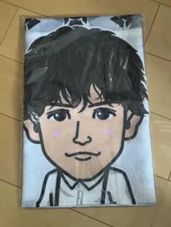 岩田剛典 フェイスタオル 岩田剛典 三代目 前髪あり 黒love BIGタオル フェイスタオル