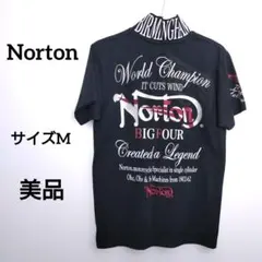 美品　Norton BIG FOUR ポロシャツ 刺繍　サイズMのサムネイル