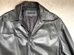 00s vintage バナナリパブリック レザーカーコート 野村訓市