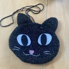 黒猫デザインポシェット　ねこちゃん　かわいい