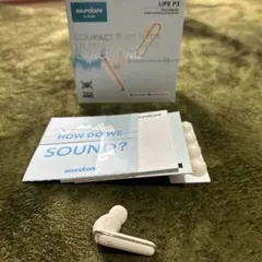右耳のみ Soundcore Life P3 A393901 カバー付 白