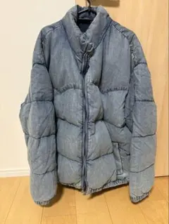 Levi's デニムダウンジャケット インディゴブルー Lサイズ - メルカリ