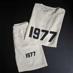 1977 ロゴ ワッフル素材 セットアップ 上下セット