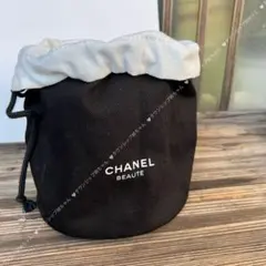 シャネル　ノベルティ 巾着ポーチ 箱付き正規品