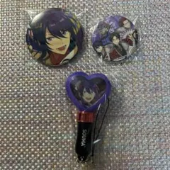 あんスタ　神崎颯馬　缶バッジ　ミニペンライト