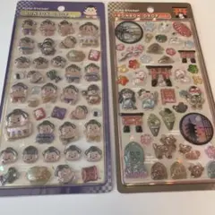 【正規品】和柄　古都めぐり　相撲　ボンボンドロップシール