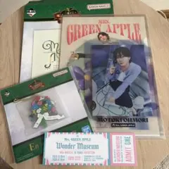 Mrs. GREEN APPLE一番くじクリアファイル、ラバーホルダー、おまけ