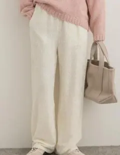 URBAN RESEARCH DOORS 起毛レースイージーパンツ