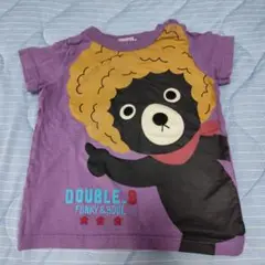 DOUBLE.B パープル Tシャツ