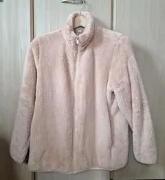 UNIQLO ファーリーフリースフルジップジャケット XL　ピンク