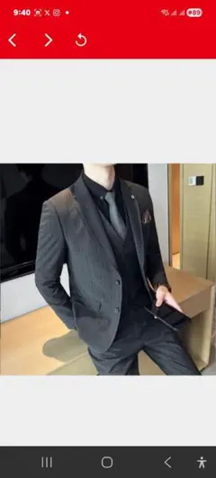 スリーピーススーツ