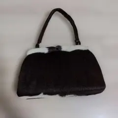 ハラコ ハンドバッグ 小銭入れ付き