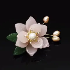 ブローチ 桜　花モチーフ 和風