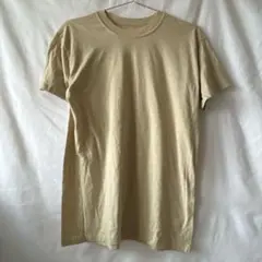 デューク 無地 Tシャツ クルーネック 半袖 L 茶 綿 インナー カジュアル