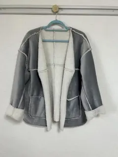 アースミュージックアンドエコロジー　ボアブルゾン　リバーシブル