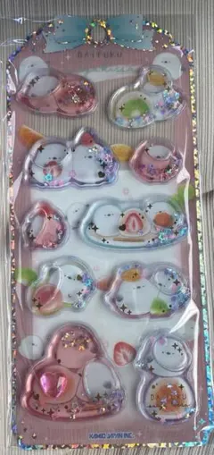 ウォーターシール　シマエナガ　だいふく