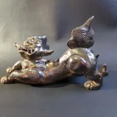 獅子の置物 金属製 - メルカリ