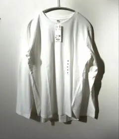 新品未使用タグ付き　UNIQLO ソフトコットンラウンジT M ホワイト