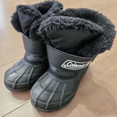 Coleman 冬用ファー付きブーツ ブラック　17cm