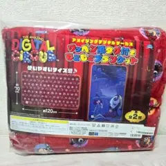 アメイジングデジタルサーカス ワッペン風タグ付きもこもこブランケット　赤　青 アメイジングデジタルサーカス ワッペン風タグ付きもこもこ