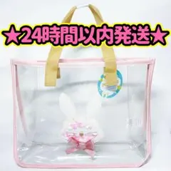 うさぎ　スパンコール　女の子　プールバッグ　ビーチバッグ　プールバッグ　①