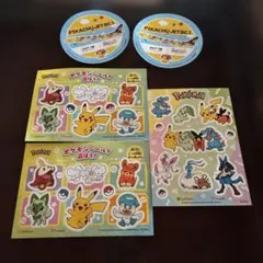 新品未使用　ポケモン ステッカーシート 5枚セット