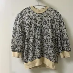 CLANE クラネ　FLORET EMBROIDERY COMPACT TOPS