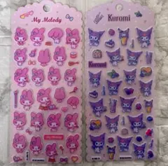 サンリオ マイメロ クロミ フェルトシール 2枚 正規品