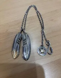 フラットヘッド　フェザーセットネックレス　ゴローズ　flat head値下げ中 フラットヘッド フェザーセットネックレス ゴローズ flat head値下げ中