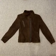 コムサイズム　ムートンライダースジャケットのサムネイル