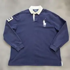 90年代 ポロラルフローレン ラガーシャツ ビッグポニー メンズXL