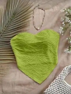 ライトグリーン ビスチェ ティンカーベル