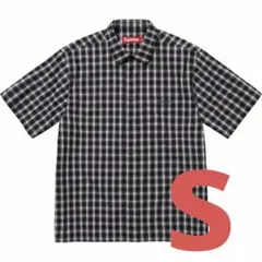 24SS supreme loose fit mini plaid shirt - メルカリ